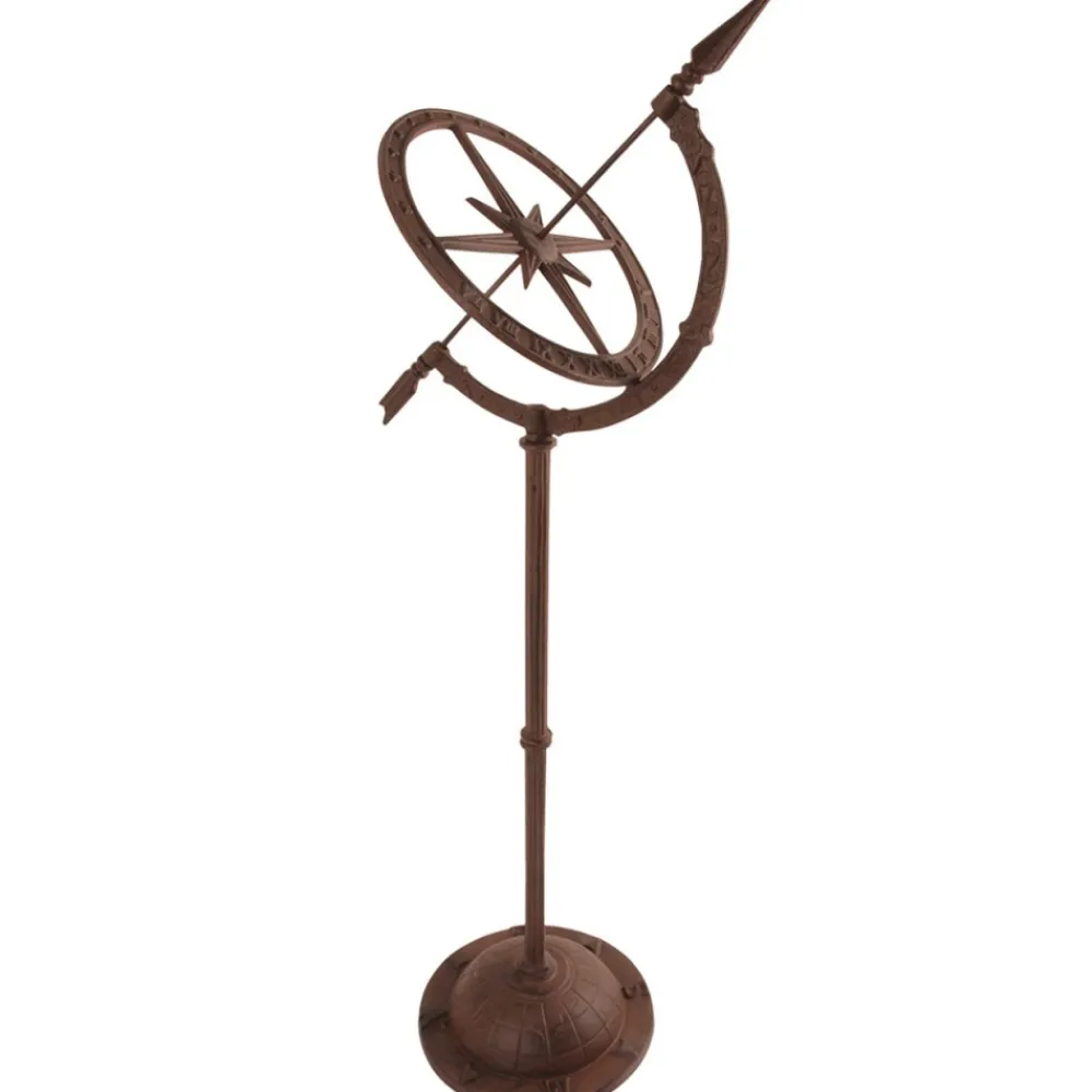 Zegar słoneczny żeliwny wysoki 93 cm * Esschert Design New