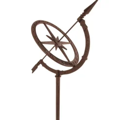 Zegar słoneczny żeliwny wysoki 93 cm * Esschert Design New