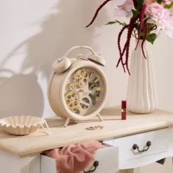 Zegar stołowy Janis 26 cm piaskowy * Atmosphera Sale
