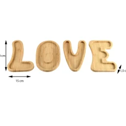 Zestaw 4 desek do serwowania love