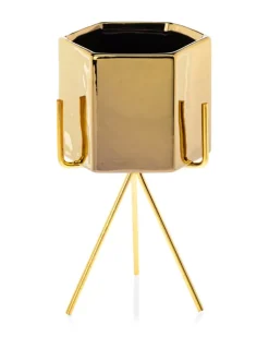 Zestaw 3 doniczek Sashi Gold