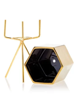 Zestaw 3 doniczek Sashi Gold