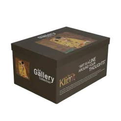 Zestaw 2 filiżanek 270 ml z dzbankiem i z zaparzaczem Klimt THE KISS 900 ml