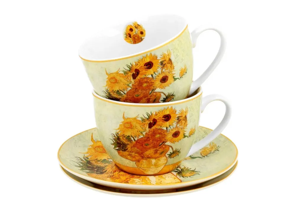 Zestaw 2 filiżanek Van Gogh Sunflowers 250 ml