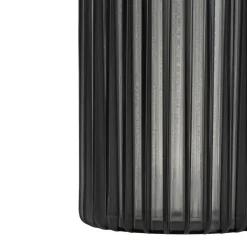 Zestaw 3 nowoczesnych wazonów RIBS transparentny dymiony