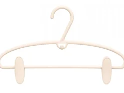 Zestaw 4 wieszaków Hangclip beż
