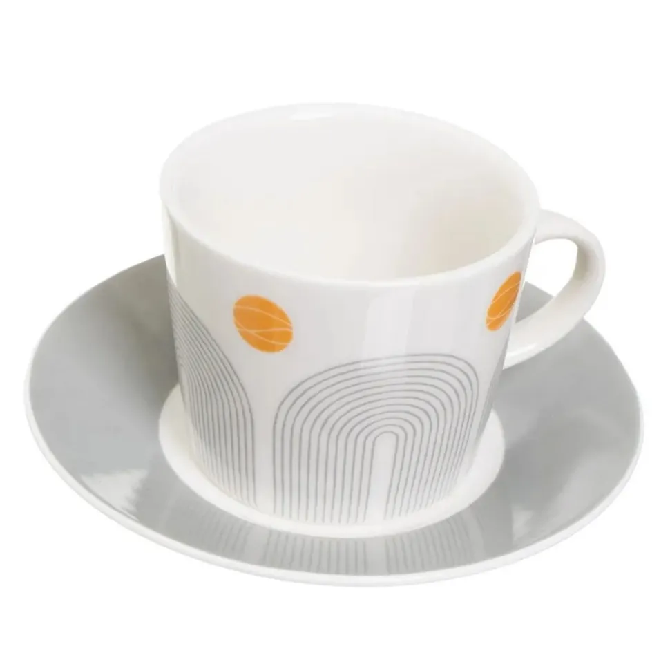 Zestaw ceramicznych filiżanek Sunset 6x100 ml