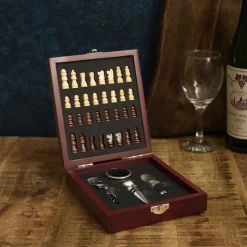 Zestaw do wina z grą w szachy Wine&Chess