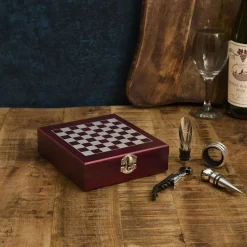 Zestaw do wina z grą w szachy Wine&Chess