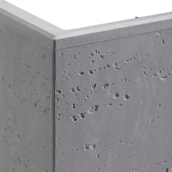 Zestaw donic na kółkach Betonique Słupek szary beton 2 szt