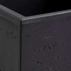 Zestaw donic na kółkach Betonique 40 cm recykling czarny 2 szt