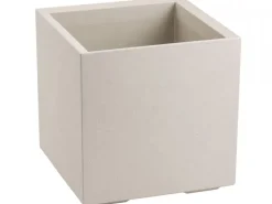 Zestaw donic na kółkach Betonique 40 cm beton beż 2 szt