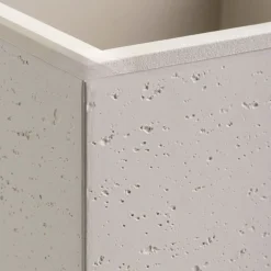 Zestaw donic na kółkach Betonique 40 cm beton beż 2 szt
