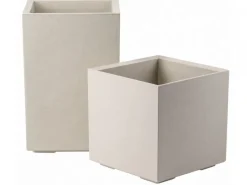 Zestaw donic na kółkach Betonique 40 cm beton beż 2 szt