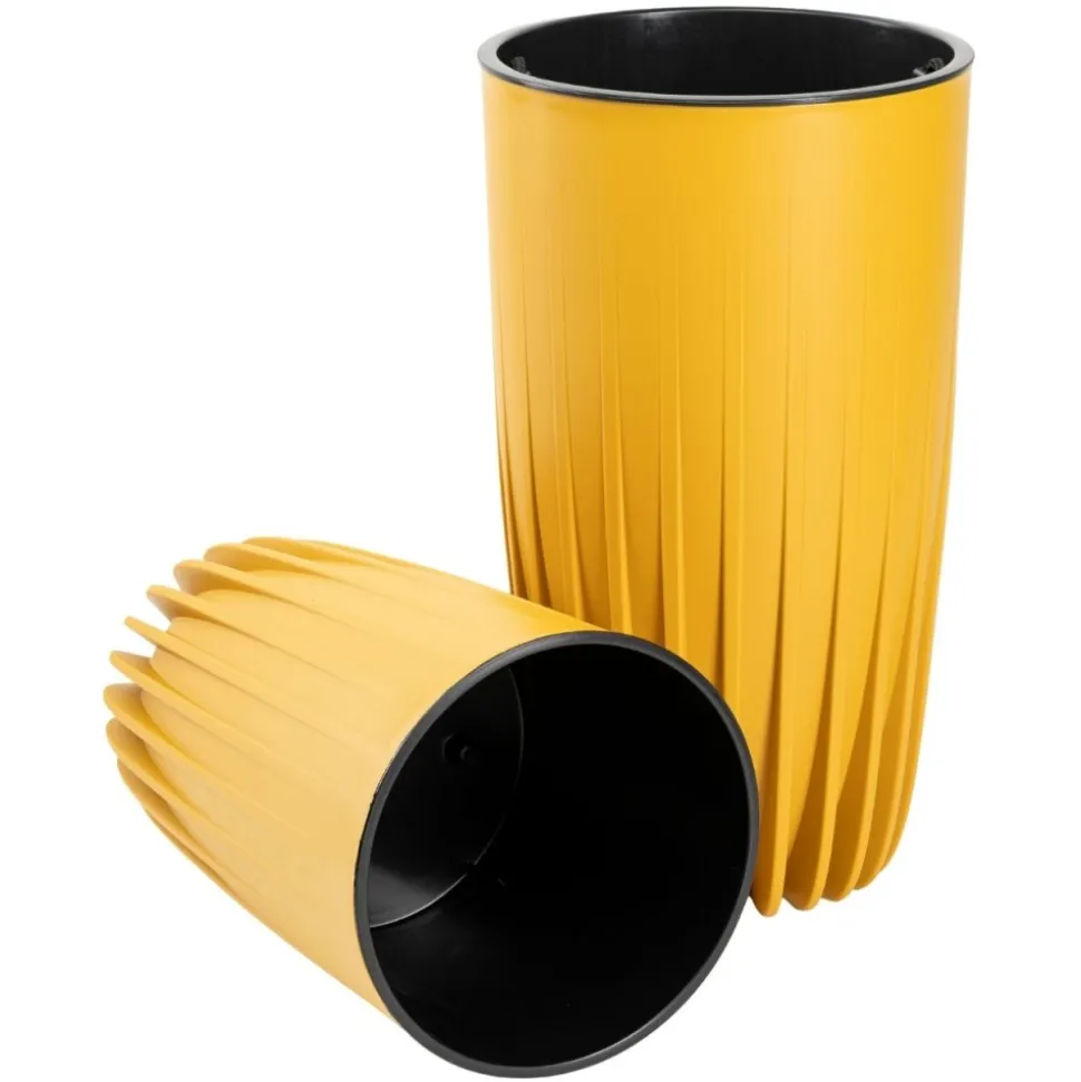 Zestaw donic Stripped Wysokie musztardowe 2 szt