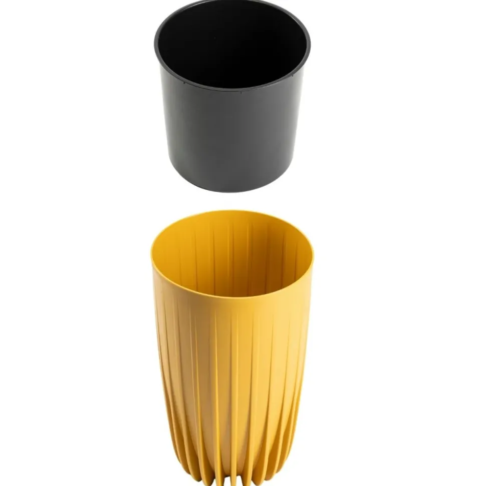 Zestaw donic Stripped Wysokie musztardowe 2 szt