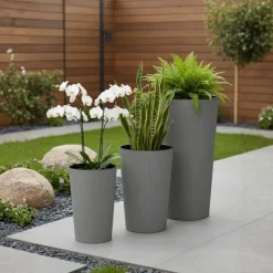 Zestaw donic URBANIKA ECO wood szary 3 szt
