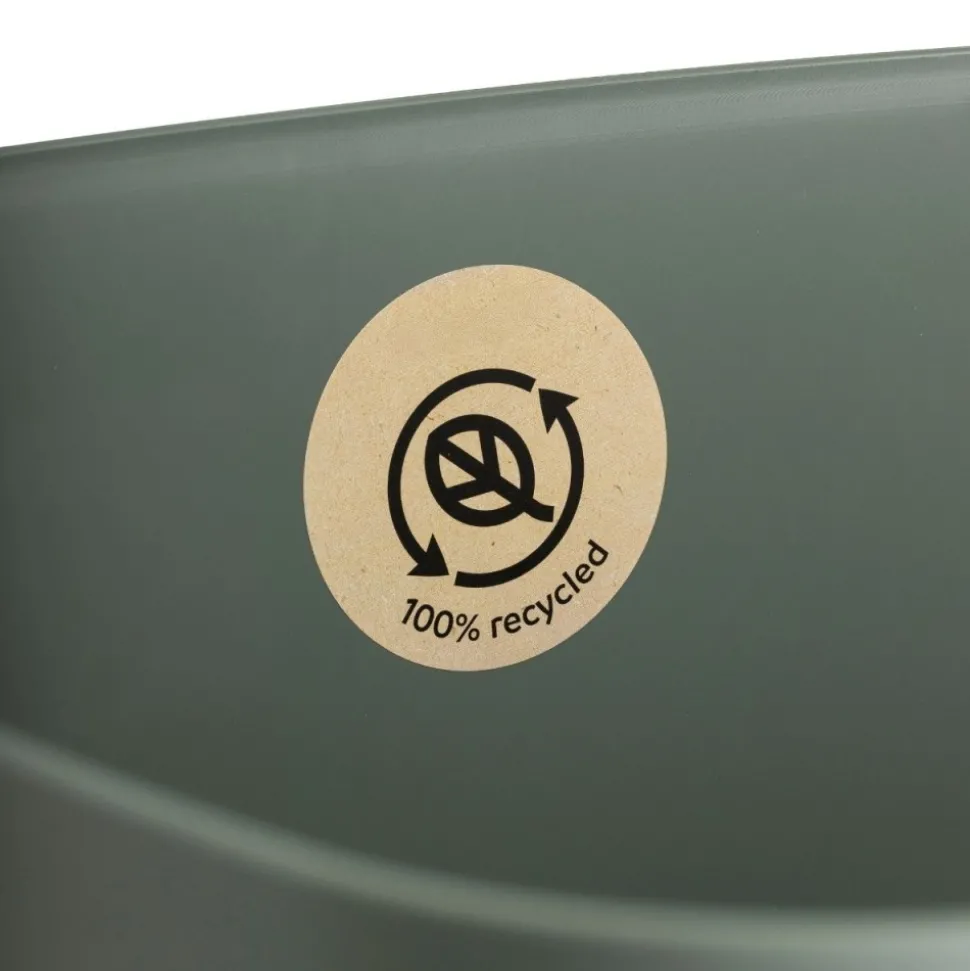 Zestaw donic z podstawką CUBI recykling szarozielone 3 szt