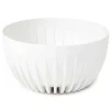 Zestaw doniczek Stripped Eco recykling białe
