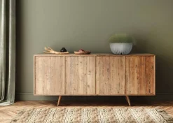 Zestaw doniczek Stripped Eco recykling białe