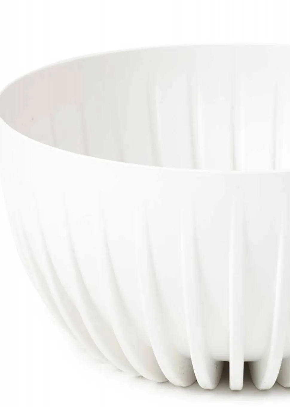 Zestaw doniczek Stripped Eco recykling białe
