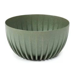Zestaw doniczek Stripped Eco wood zielone