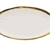 Zestaw dwóch talerzy LISSA WHITE GOLD