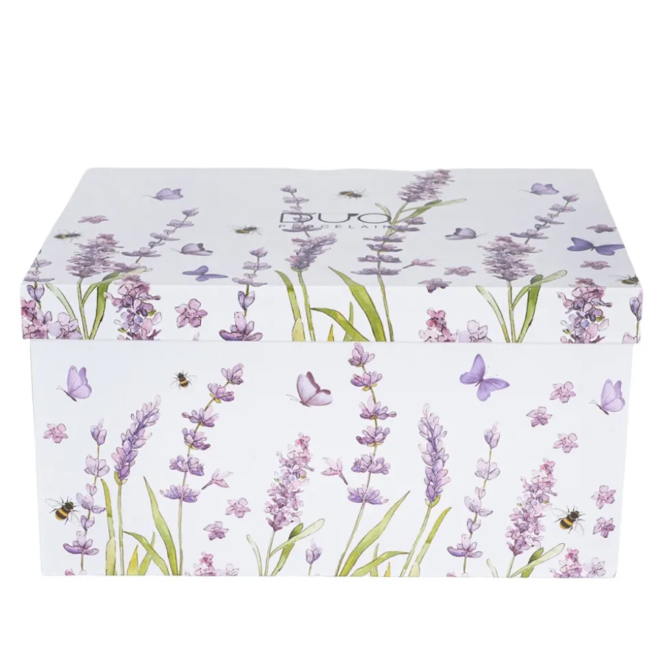 Zestaw dzbanek z filiżankami Classic Lavender