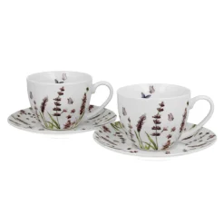 Zestaw dzbanek z filiżankami Classic Lavender