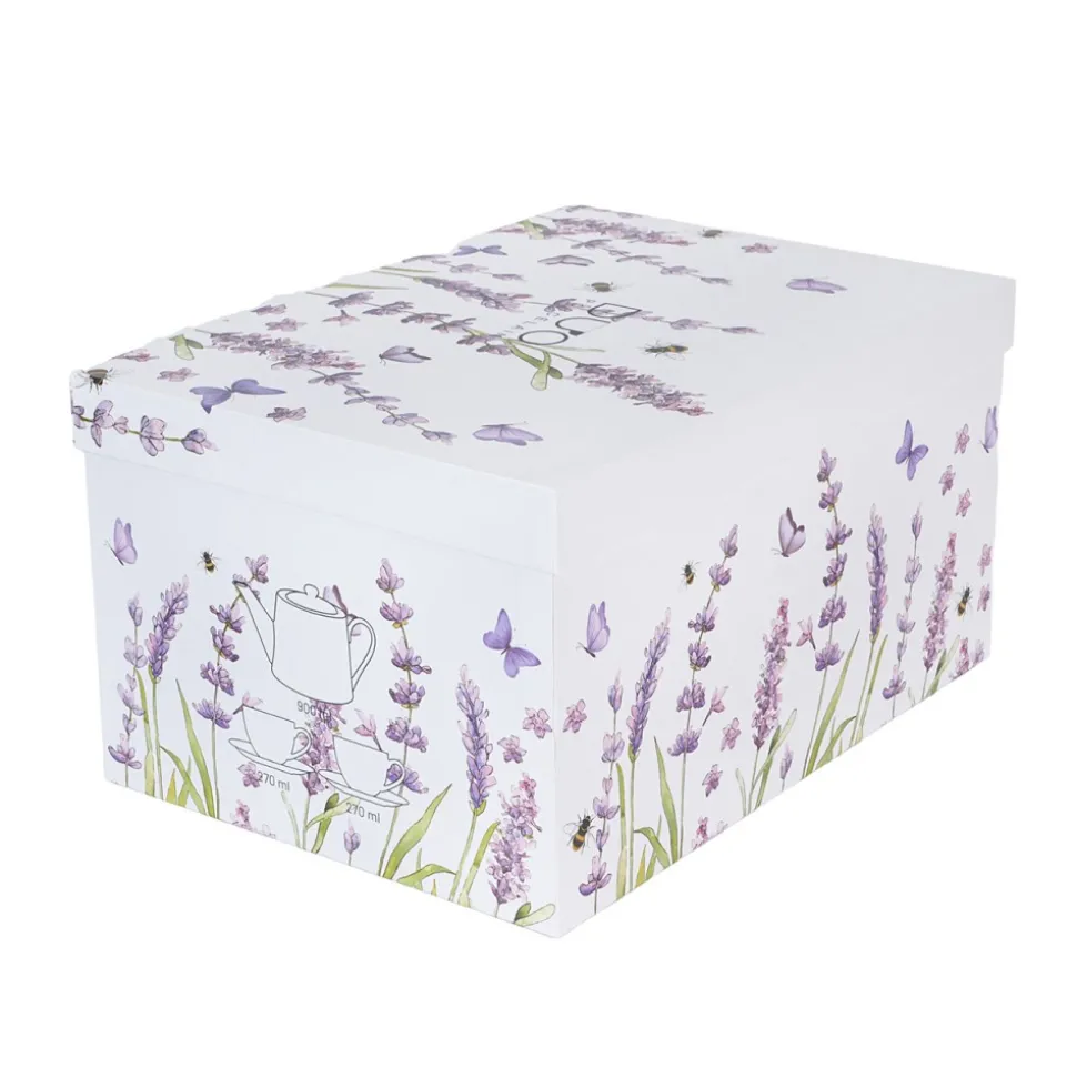 Zestaw dzbanek z filiżankami Classic Lavender