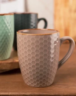 Zestaw kubków ceramicznych 4 szt 300 ml