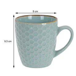 Zestaw kubków ceramicznych 4 szt 300 ml