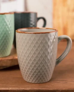 Zestaw kubków ceramicznych 4 szt 300 ml