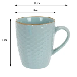 Zestaw kubków ceramicznych 4 szt 200 ml