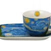 Zestaw śniadaniowy filiżanka ze spodkiem Van Gogh Starry Night