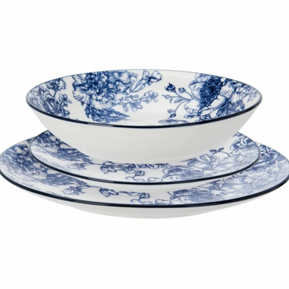 Zestaw obiadowy 18-elementowy Blue Heritage