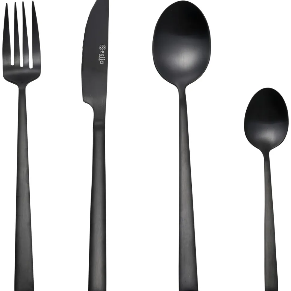Zestaw sztućców 24 el. Prestige Black