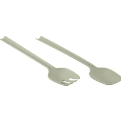 Zestaw sztućców do sałatek zielony 29 cm