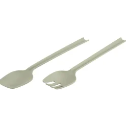 Zestaw sztućców do sałatek zielony 29 cm