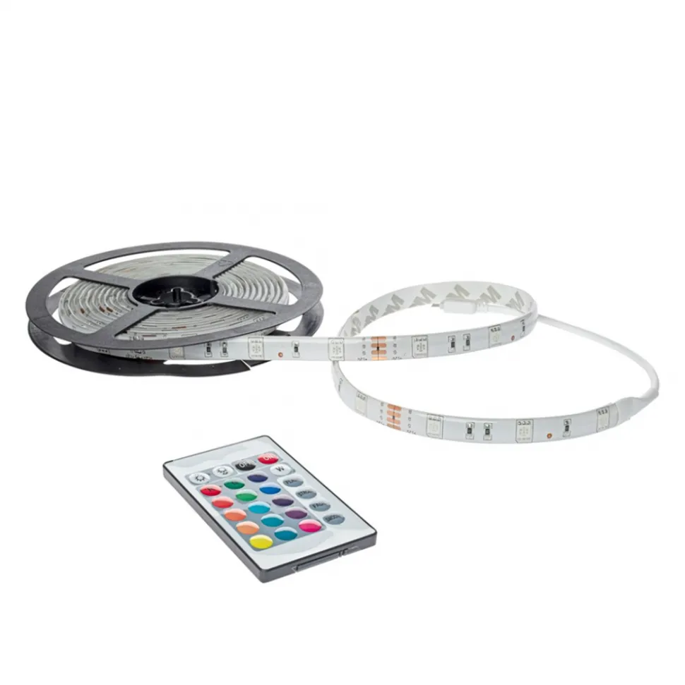 Zestaw Taśmy Led RGB 3m IP65 Sterownik Pilot 20W
