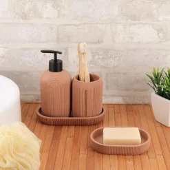 Zestaw łazienkowy 4 el Elya blush * TENDANCE New