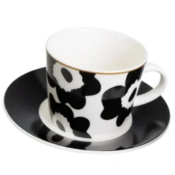 Zestaw ceramicznych filiżanek Pansy 6x100 ml * HowHomely