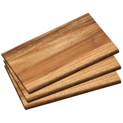 Zestaw 3 desek z drewna akacjowego 23x15xh1 cm * Kesper Online