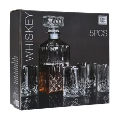 Zestaw do drinków i whisky 5 elementów - karafka i szklanki * Excellent Houseware Hot