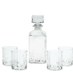 Zestaw do drinków i whisky 5 elementów - karafka i szklanki * Excellent Houseware Hot