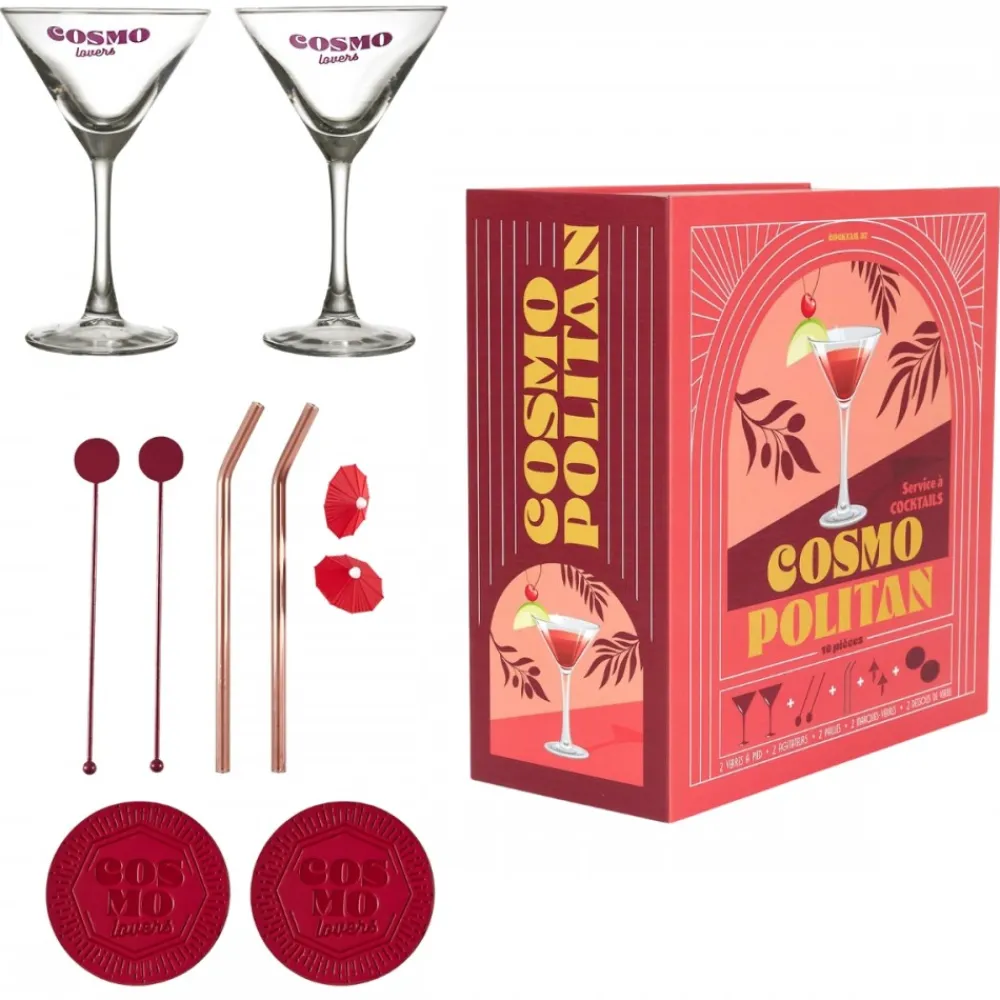 Zestaw do koktajli COSMOPOLITAN 10 el. * HowHomely Outlet