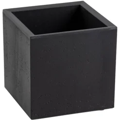 Zestaw donic na kółkach Betonique Słupek czarny beton 2 szt * HowHomely Outlet