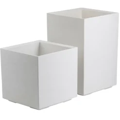Zestaw donic na kółkach Betonique 40 cm deska kremowy 2 szt * HowHomely Clearance