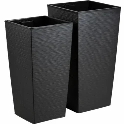 Zestaw donic Porto Riflo wysokie czarne 2 szt * HowHomely Outlet