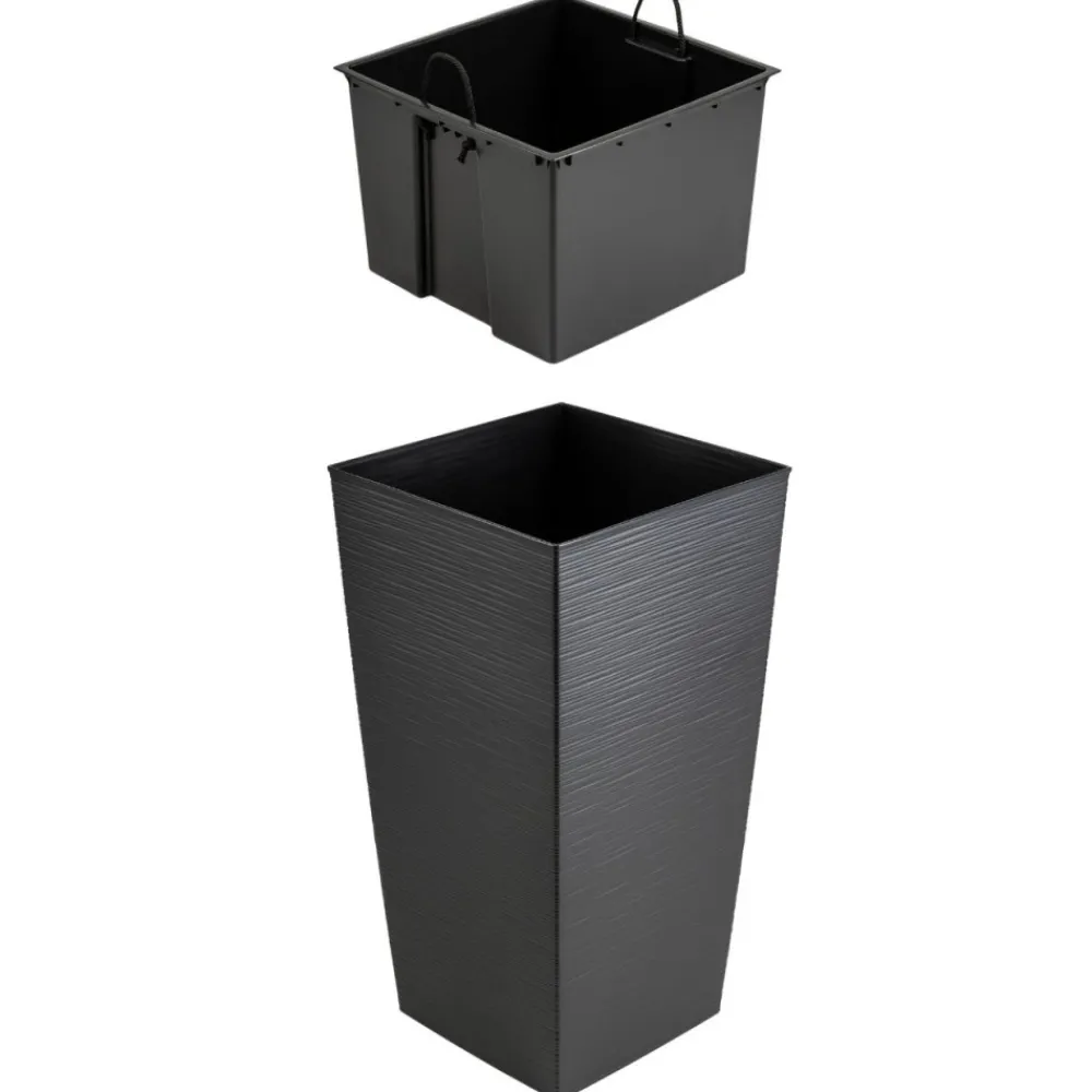 Zestaw donic Porto Riflo wysokie czarne 2 szt * HowHomely Outlet